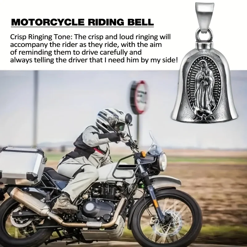 The Domineering Motorcycle Riding Bell Guards the Virgin Bell Protects the Knights Key Chain Protects the Knights and brings goo