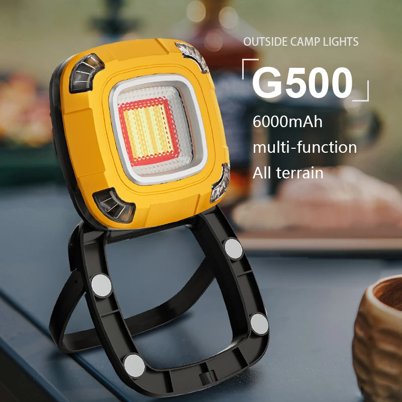 

USB Rechargeable Camping Lights 6000mAh Outdoor Flashlight Power Bank Emergency All-Terrain Camping Lantern LED Flashlight