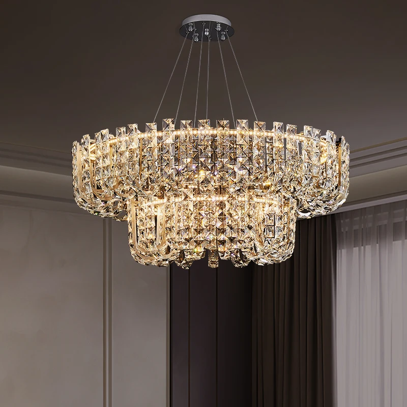 Home decoration - Hall chandelier - Staircase chandelier - Indoor lighting fixtures - Ceiling lights - Exquisite indoor lighting