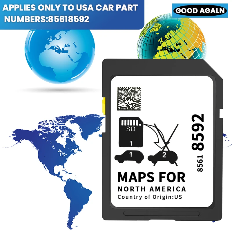 

Новое обновление карты SD-карта GPS-навигации 85618592 GM GMC Chevrolet Cadillac BUIC