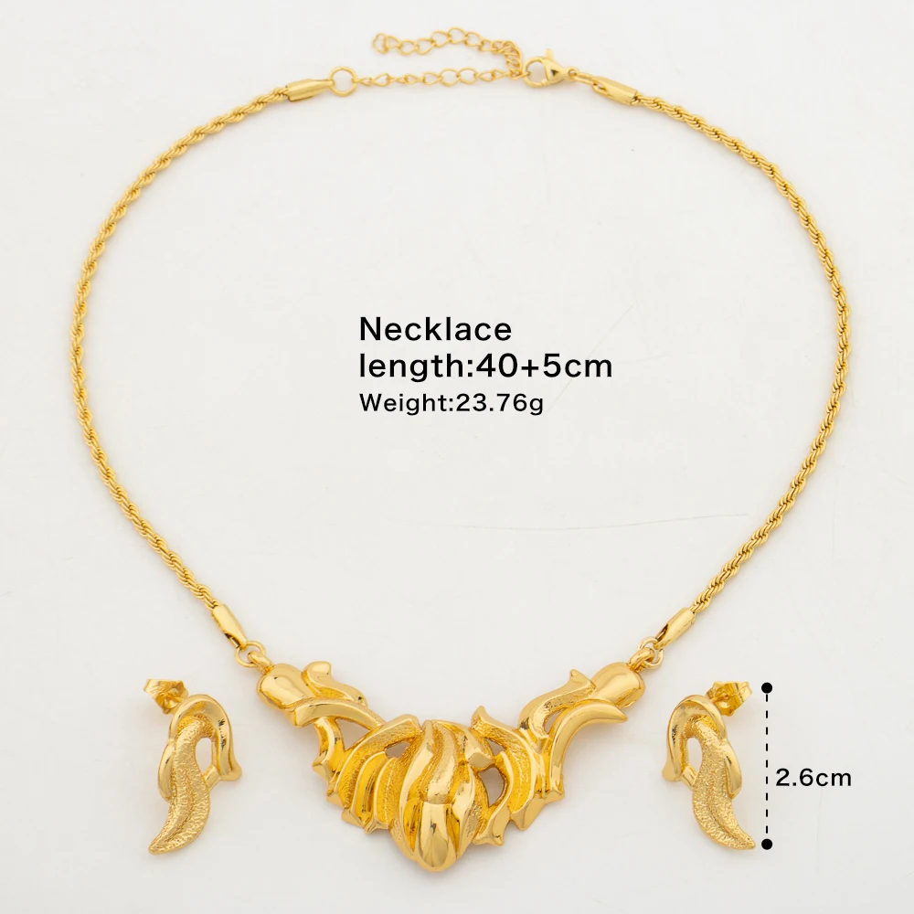 

YM женский комплект ювелирных изделий, сексуальные модные ювелирные изделия, ожерелье, серьги, регулируемые серьги золотого цвета, цепочка на воротник, женские ювелирные изделия, подарки