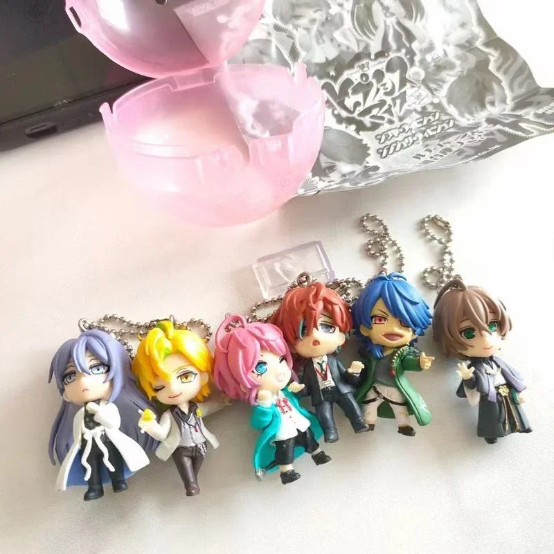 Bandai Anime Hypnosis Microphone Amemura Ramuda Yumeno Gentaro Jinguji Jakurai Arisugawa Dice Kannonzaka Doppo Pendant Keychain