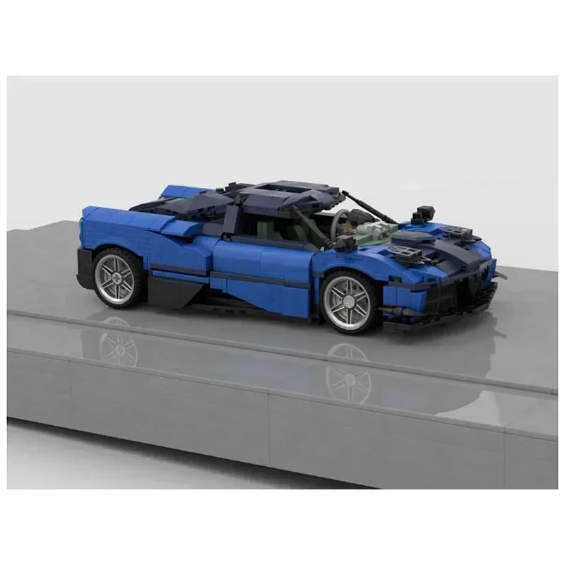 MOC-168671 Classic Supercar Assembly Stitching Building Block Model1024Building Block Parts MOC Creative Building Block Kids Toy