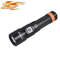 ORCA Scuba Dive D710 Light 3000 Lumens Titanium Alloy Side Button Switch 4 Lighting Modes 200m deep 6 Degrees Narrow Beam Angle