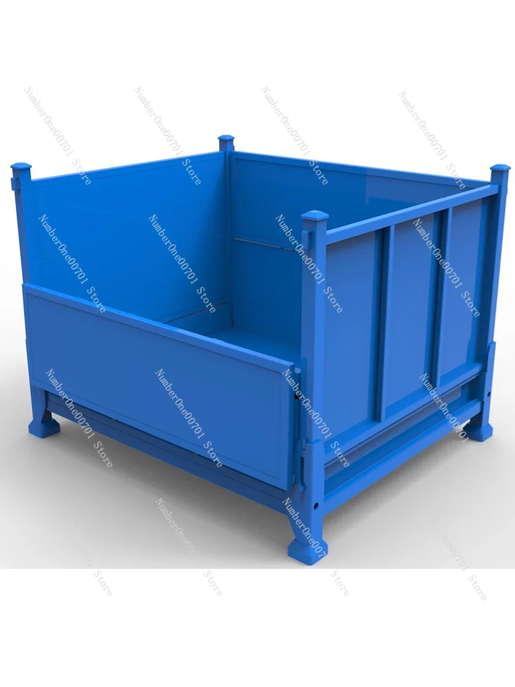 Metal Folding Iron Box Iron Plate Material Box Iron Frame Non-Airtight Crate