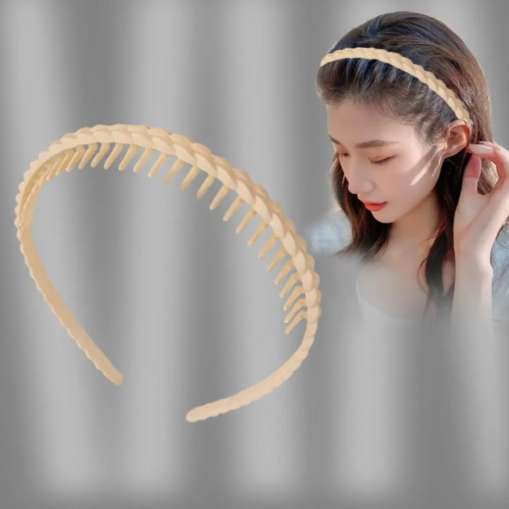 Простая-акриловая-матовая-повязка-для-волос-с-зубчиками-однотонная-нескользящая-в-корейском-стиле-для-улицы