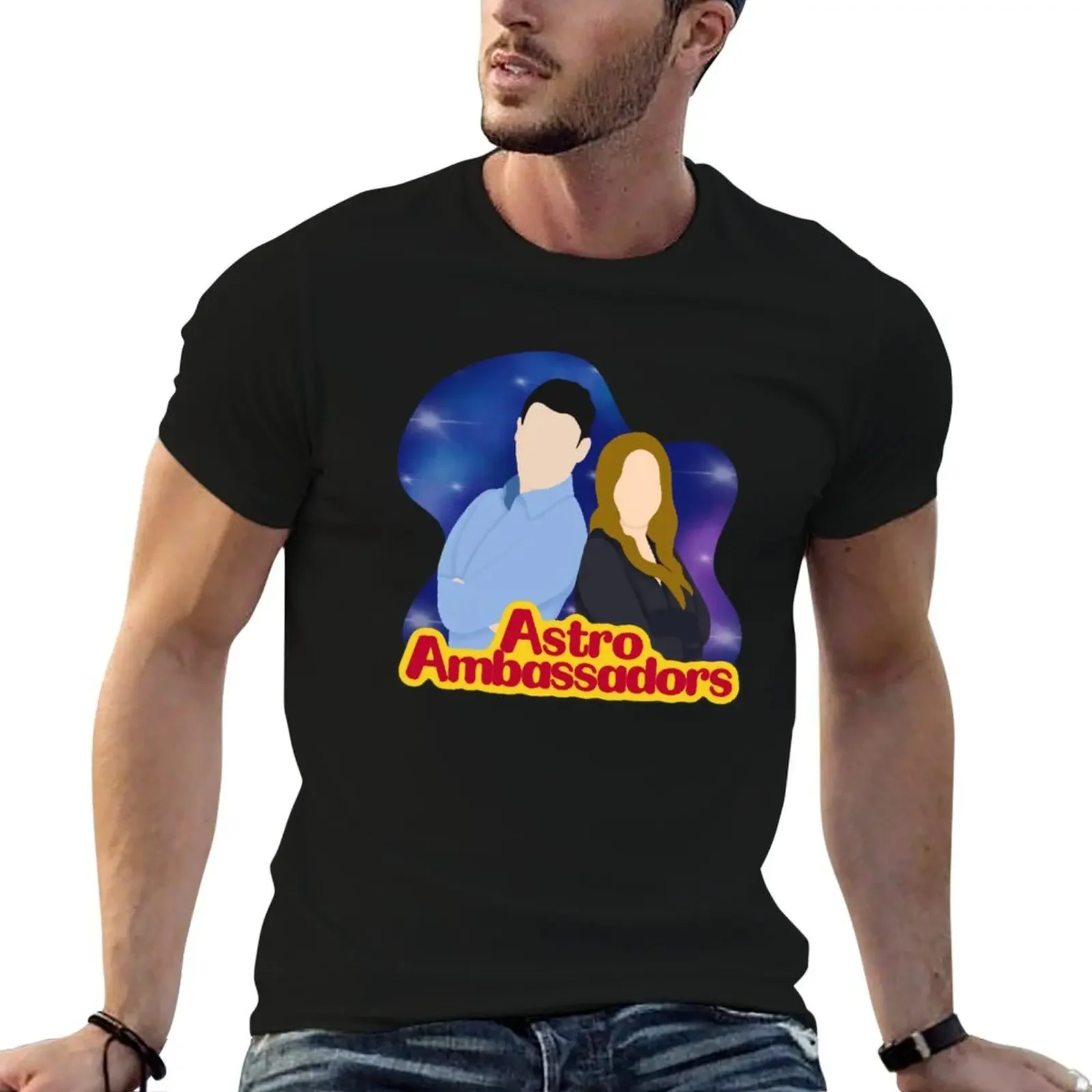 Astro Ambassadors Daniel & Daisy T-Shirt baggy shirts sports fans graphic tee shirt custom t shirt mens t shirt graphic