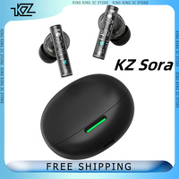 KZ Sora True Wireless Earphones HiFi In-Ear Low Latency Music Earbuds High-Quality TWS Bluetooth 5.4 Earphones Customized Earbud