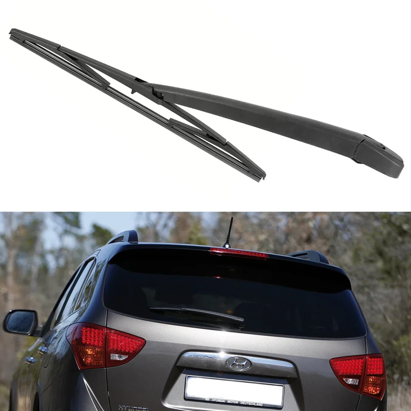 360mm 14\'\' Rear Windshield Wiper Blade Arm Set for Hyundai Veracruz ix55 2006-2007 2009 2012 Rear Windshield wiper