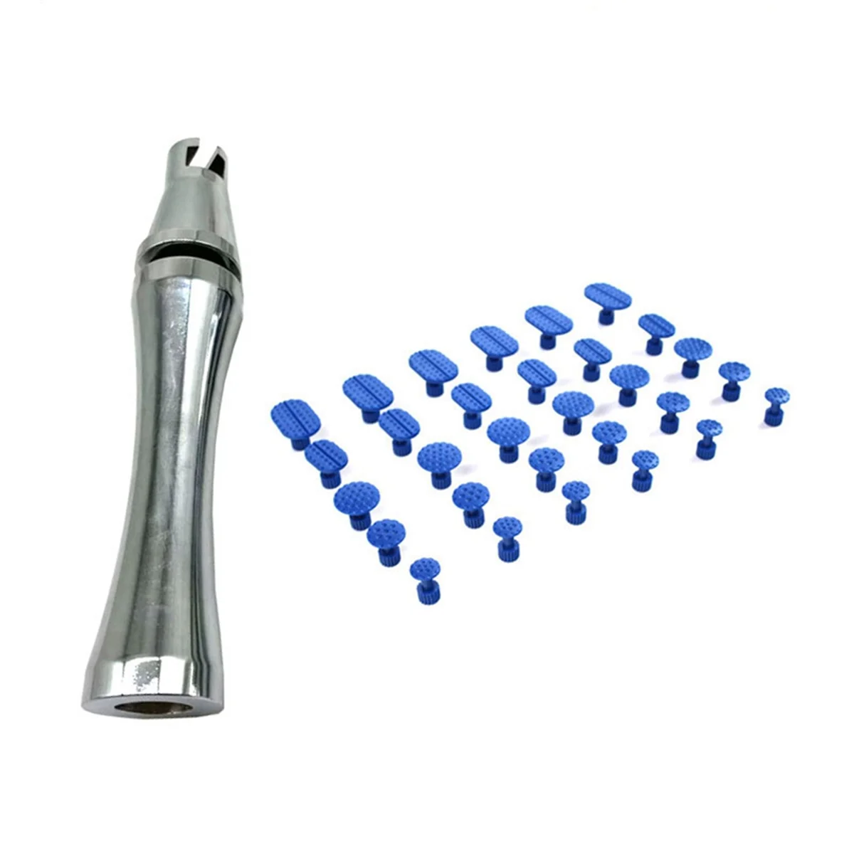AA25 Vehicle Hails Dents Removal Tool Not Damage Paint Sliding Hammer Dents Pulelr with 30pcs Pull Hammer Pull Tab