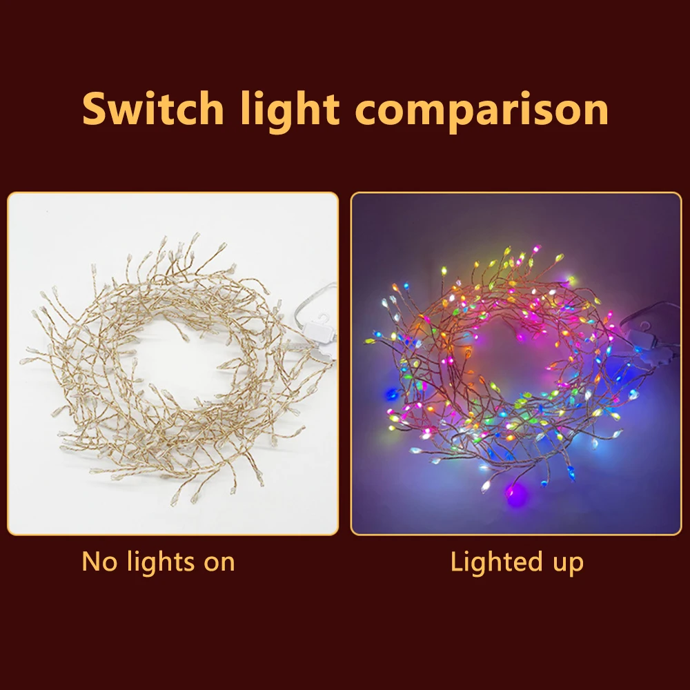 Smart LED RGB Ceiling Chandelier  Decoration String Lights for Christmas DIY Picture Display Music Rhythm Bluetooth APP Control