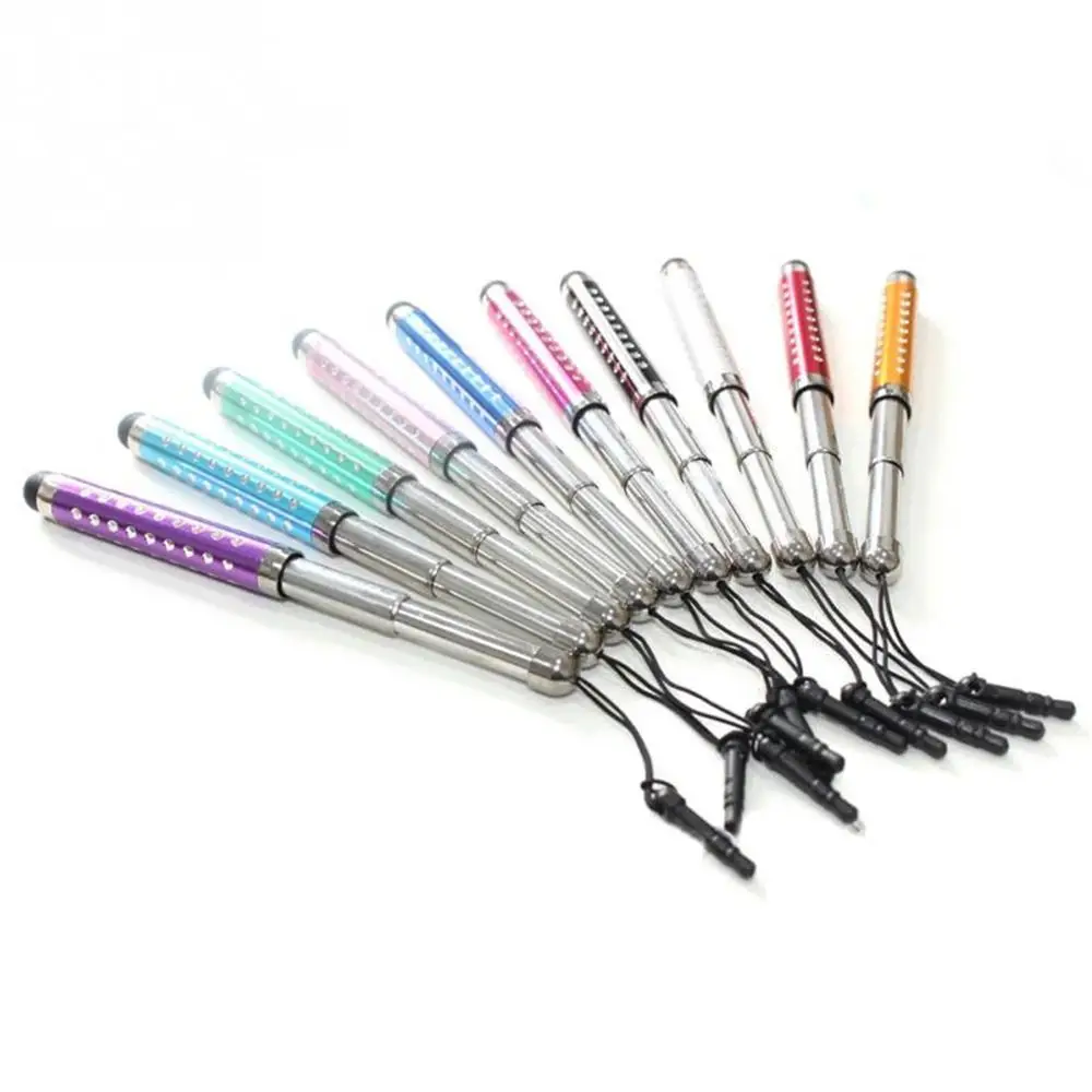 Portable High Precision Touch Screen Pen Electronics Multicolor Capacitive Pen Retractable Multi-function Stylus Pencil