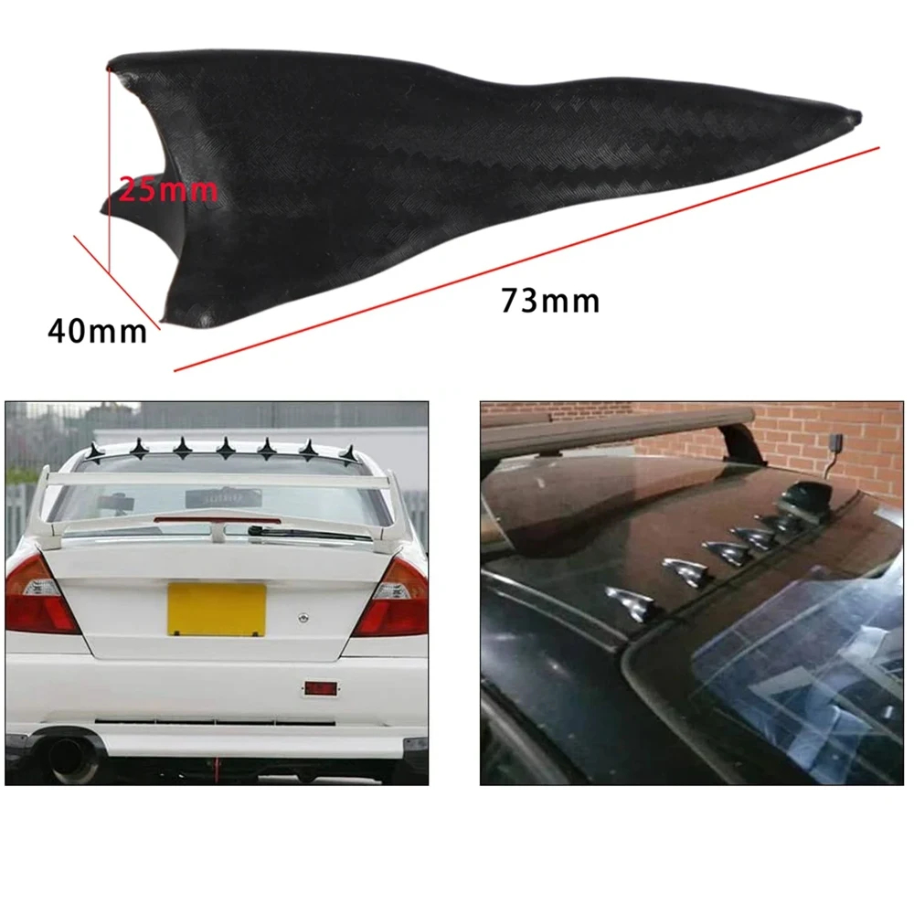 

pointy stick-on shark-fin roof fin body decoration modified car antenna