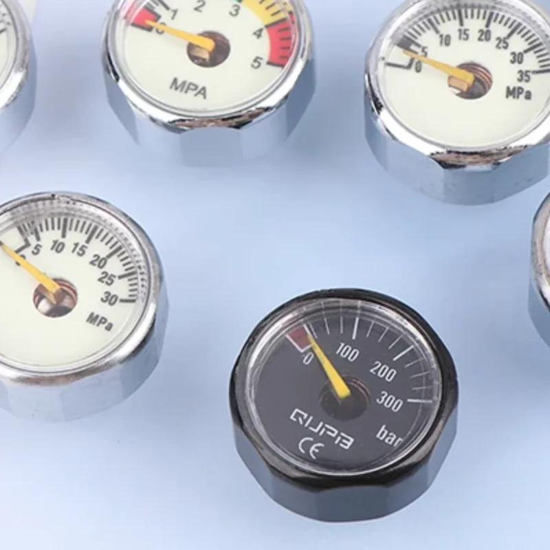 

Air Mini Micro Pressure Gauge Manometer | Thread M10 M8 | 5MPA 10MPA 20MPA 30MPA 35MPA 40MPA 300BAR 3500PSI 5000PSI 6000PSI