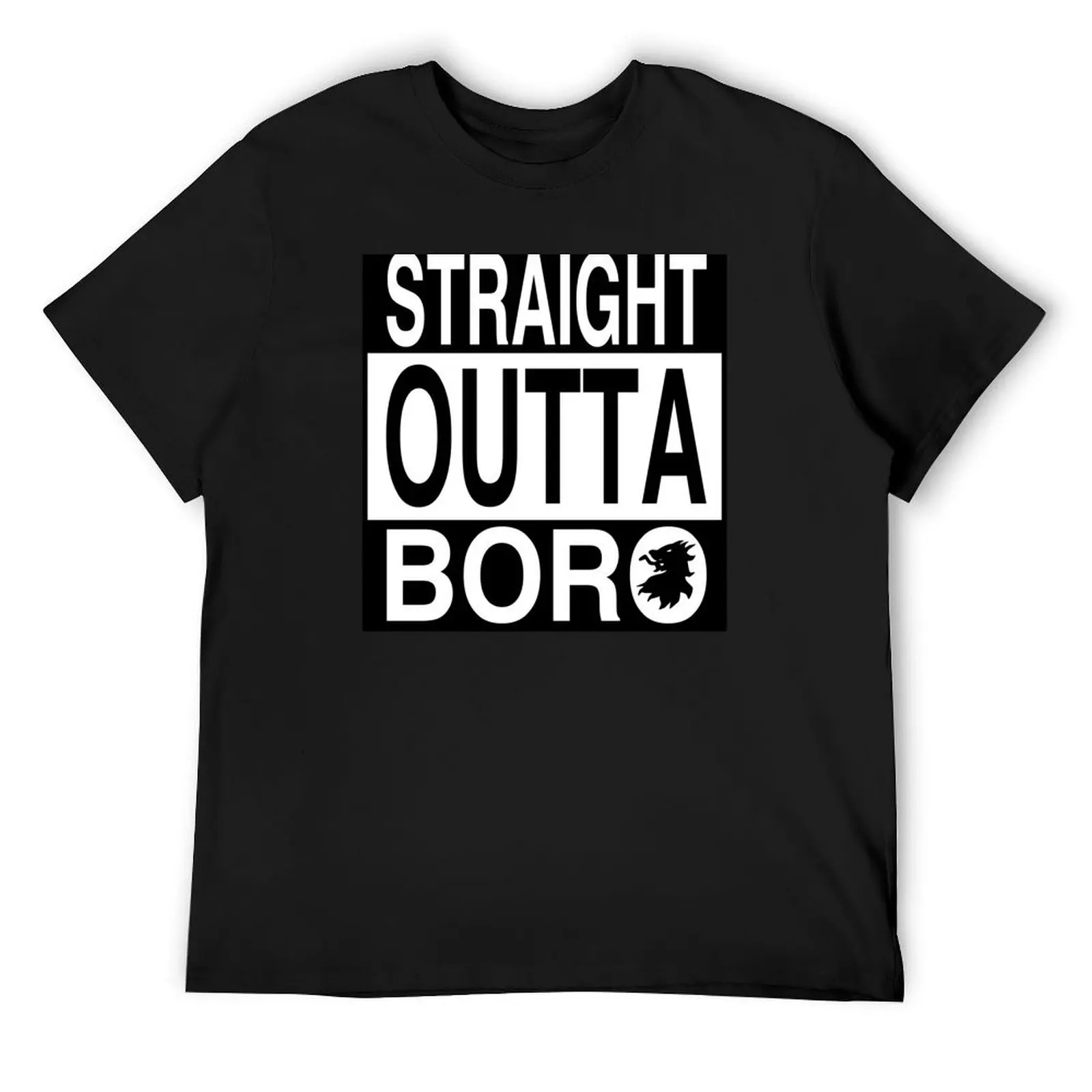 Straight Outta Boro T-Shirt essential t shirt cute tops mens graphic t-shirts pack