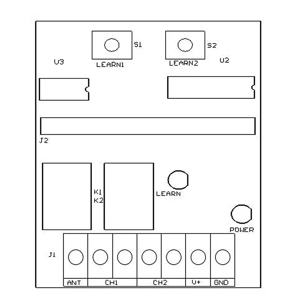 Imagem -04 - Novoferm-portão Universal Remote Control Portão Garagem Código Fixo Rolamento Ditec 433mhz Motorline At4 2ch