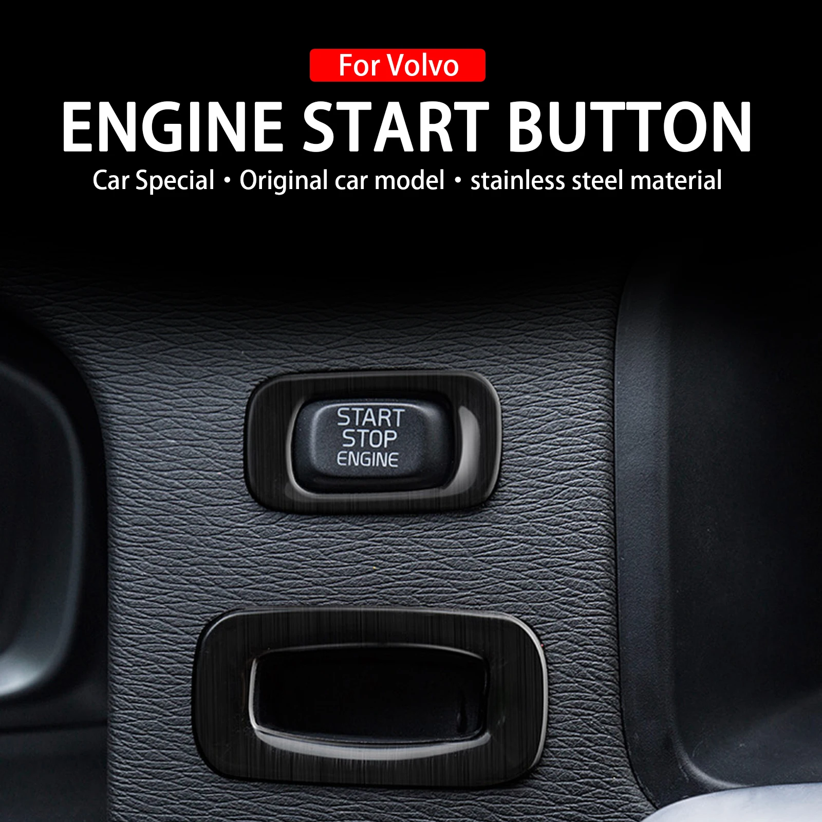 Car Engine Start Button Replace Cover Stop Swtich Key Decor Car Styling For Volvo V40 V60 S60 XC60 S80 V50 V70 XC70