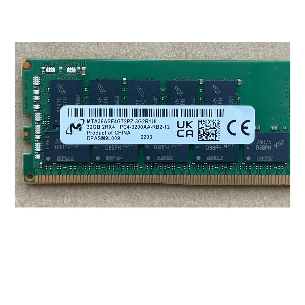 

MCRON 32G R-ECC DDR4 3200AA RAM 2RX4 RCC Reg PC4-25600 For Server