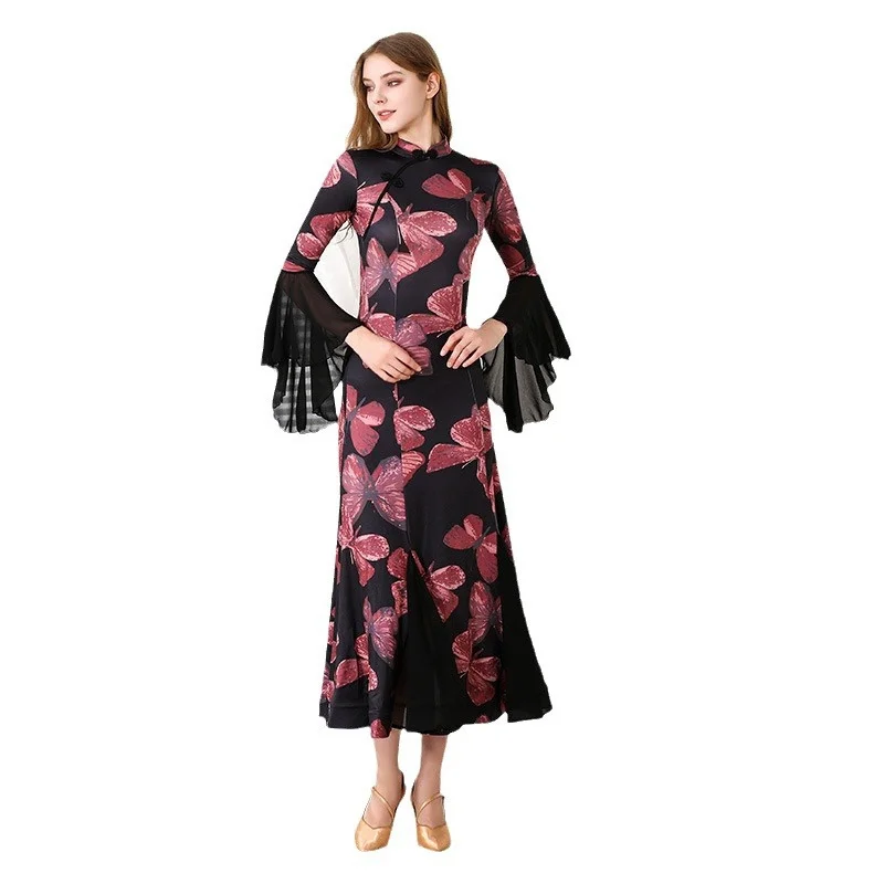 ODBD1377 offre spéciale vêtements de Performance de haute qualité femmes robe de compétition de salle de bal