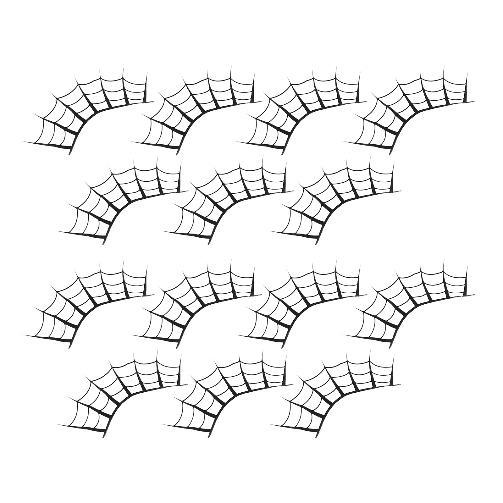 

7 Pairs Female Eyelashes for Holiday Decoration Halloween Unique Fake Fiber Exaggerated Stickers Cosplay