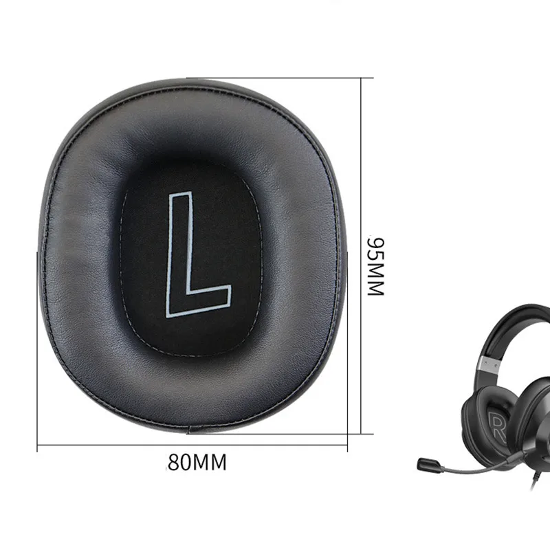Replacement Ear Pads For Hecate G2 Headphone Earpads Soft Touch Leather Memory Foam Sponge Cover Repair Parts Earphone Sleeve