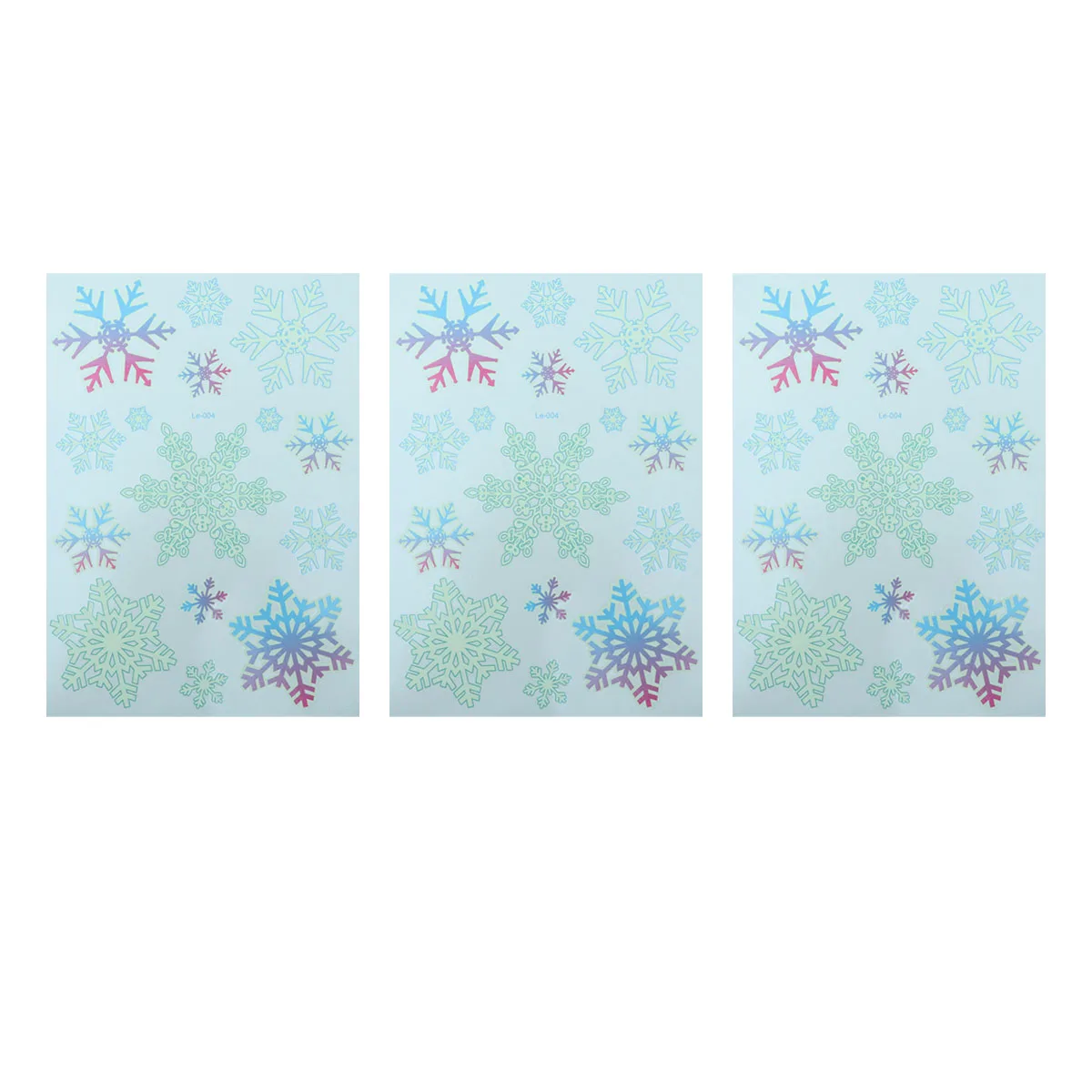

3 PCS Luminous Tattoo Sticker Stickers Temporary Tattoos on Transfer Christmas Shine