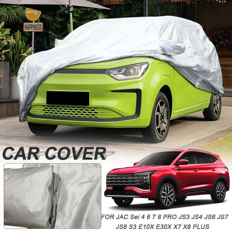 

Car Cover For JAC E10X,E30X,IEV7S,J7,JS3,JS7,SEI4,SEI6 ldust-proof car protective cover,Auto Dustproof Anti-Rain Snow Waterproof