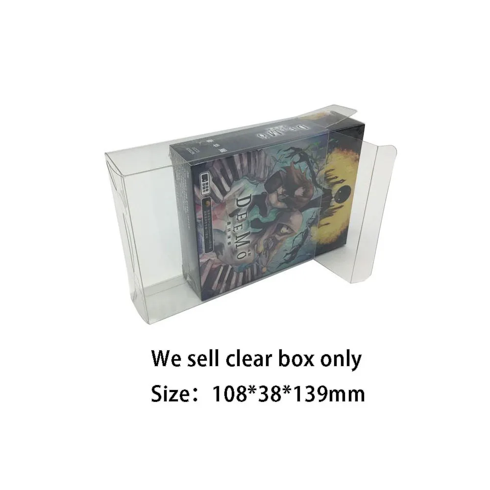 Transparent PET protective cover For PSV For PS VITA Deemo game limited version storage display box Collection case