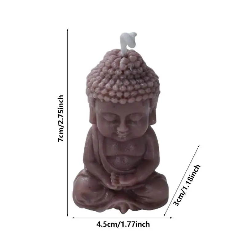 Silicone DIY Buddha Mold 3D Crafts Buddha Figures Mould Home Decor For Epoxy Resin Aroma Soap Chocolate Baking