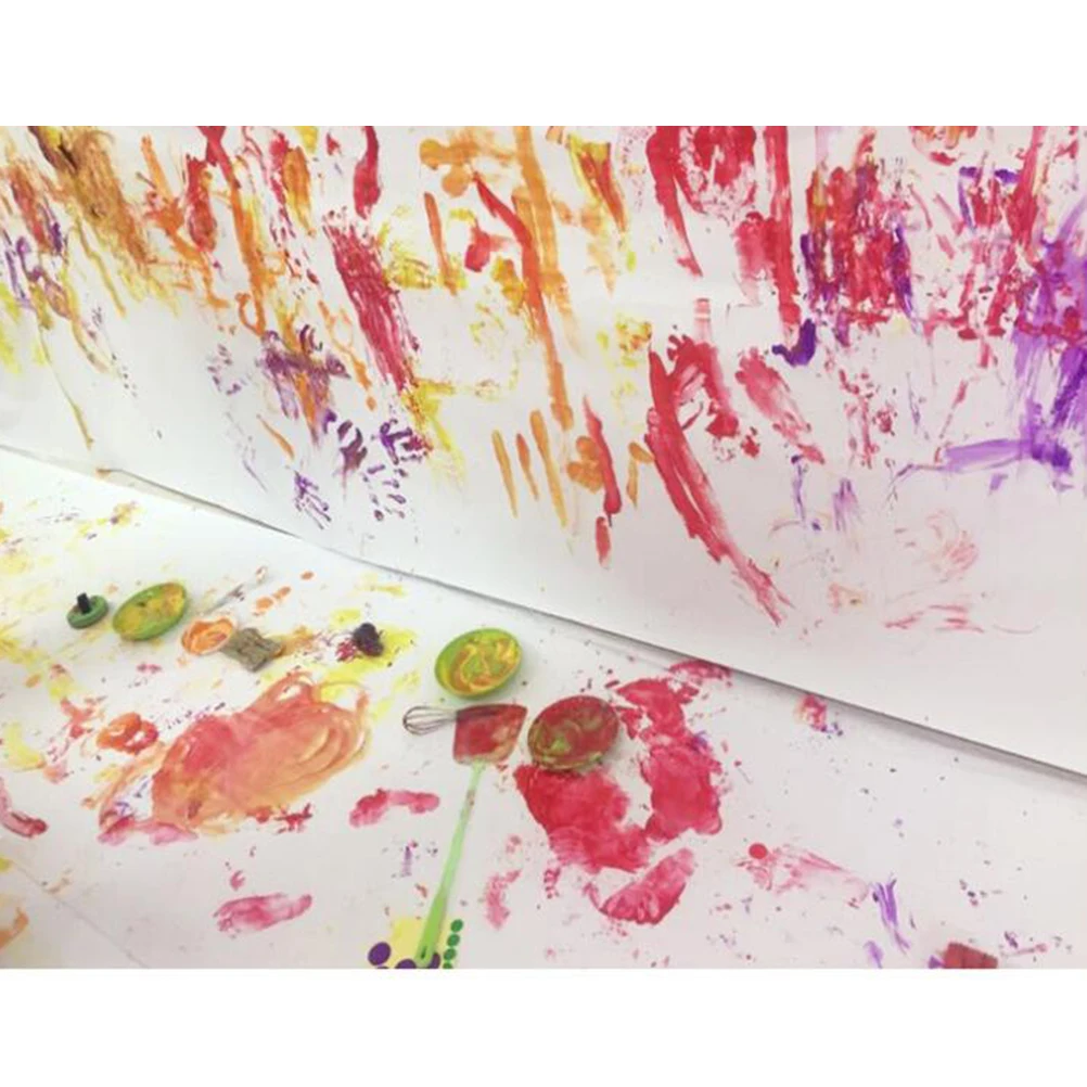 

Long Scroll Drawing Wrapping Kids Coloring Tracing Sketch Sheets Art Supplies Sturdy Surface Ideal for Crayons