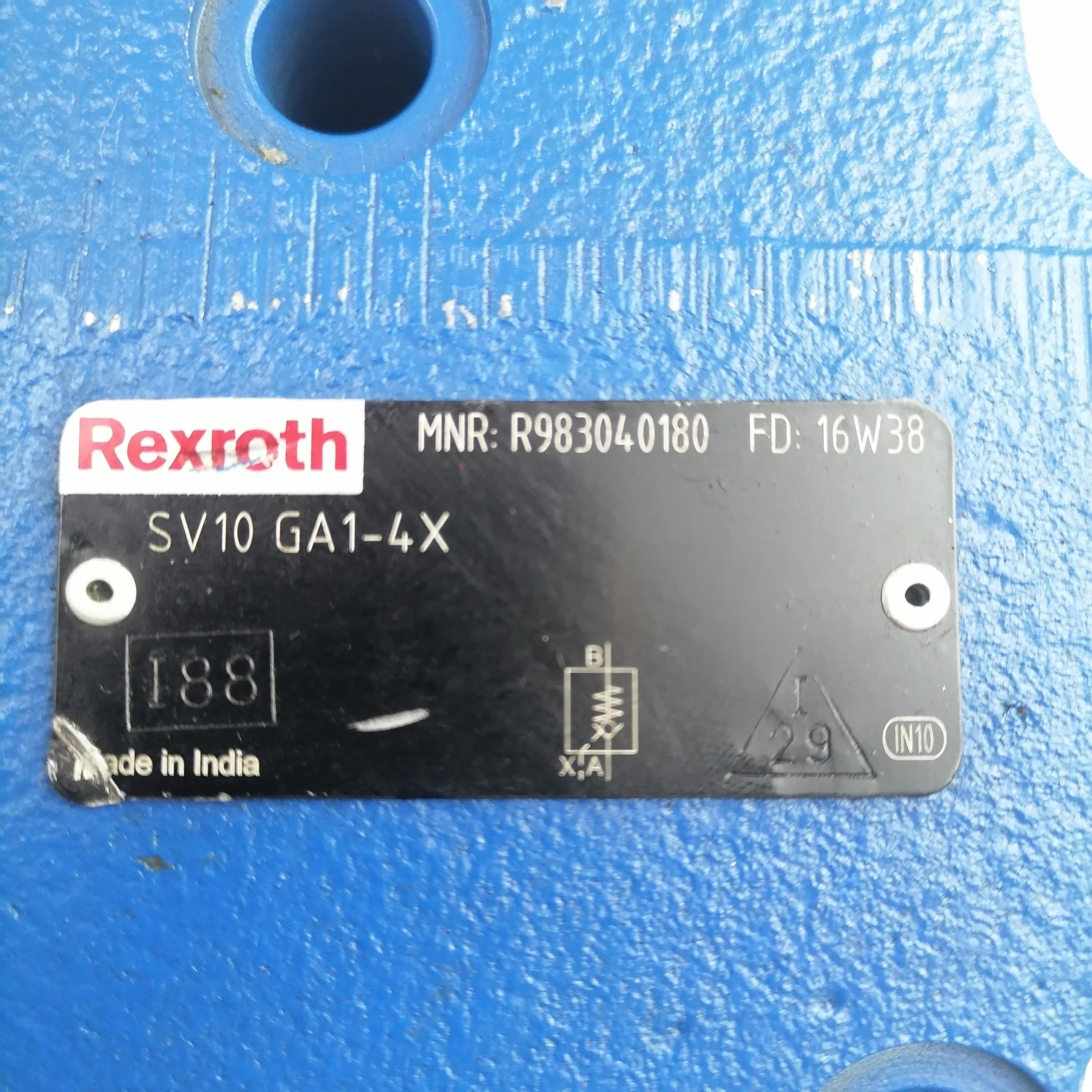 Válvula de retenção Rex roth, sv10ga1-4x/r900483368