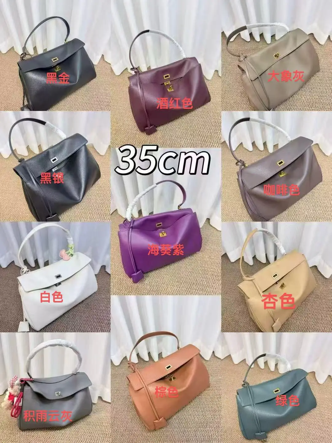 New ultra simple soft split leather tote bag high-quality fashion women's shoulder bag large capacity buckle crossbody bag
