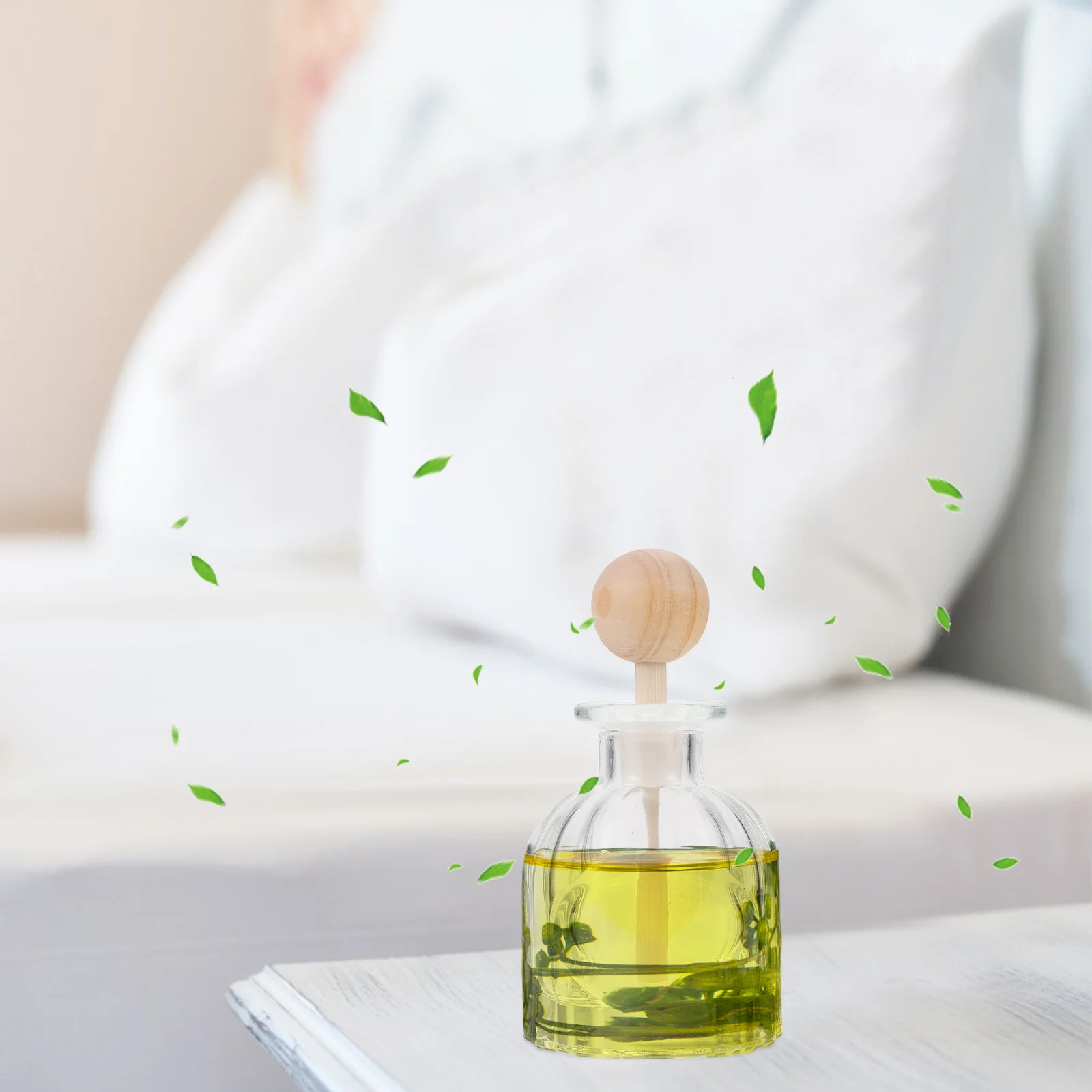 3 قطع من زجاجات الناشر الزجاجية، حاويات العلاج العطري، حجم صغير شفاف، سهل التخزين لدراسة الحمام وغرفة النوم