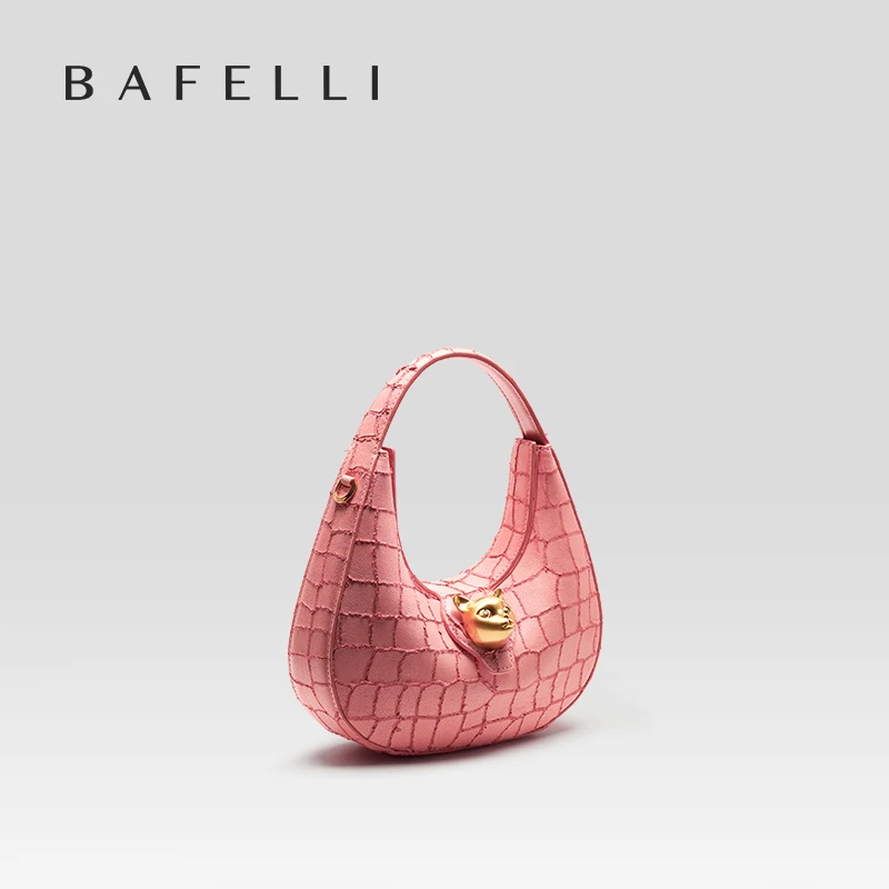 BAFELLI-Bolsa de Ombro Feminina, Design Original do Gato, Marca Clássica, Bolsa Designer, Estilo Casual, Bolsa de Ombro Feminina, Bolsas de Festa