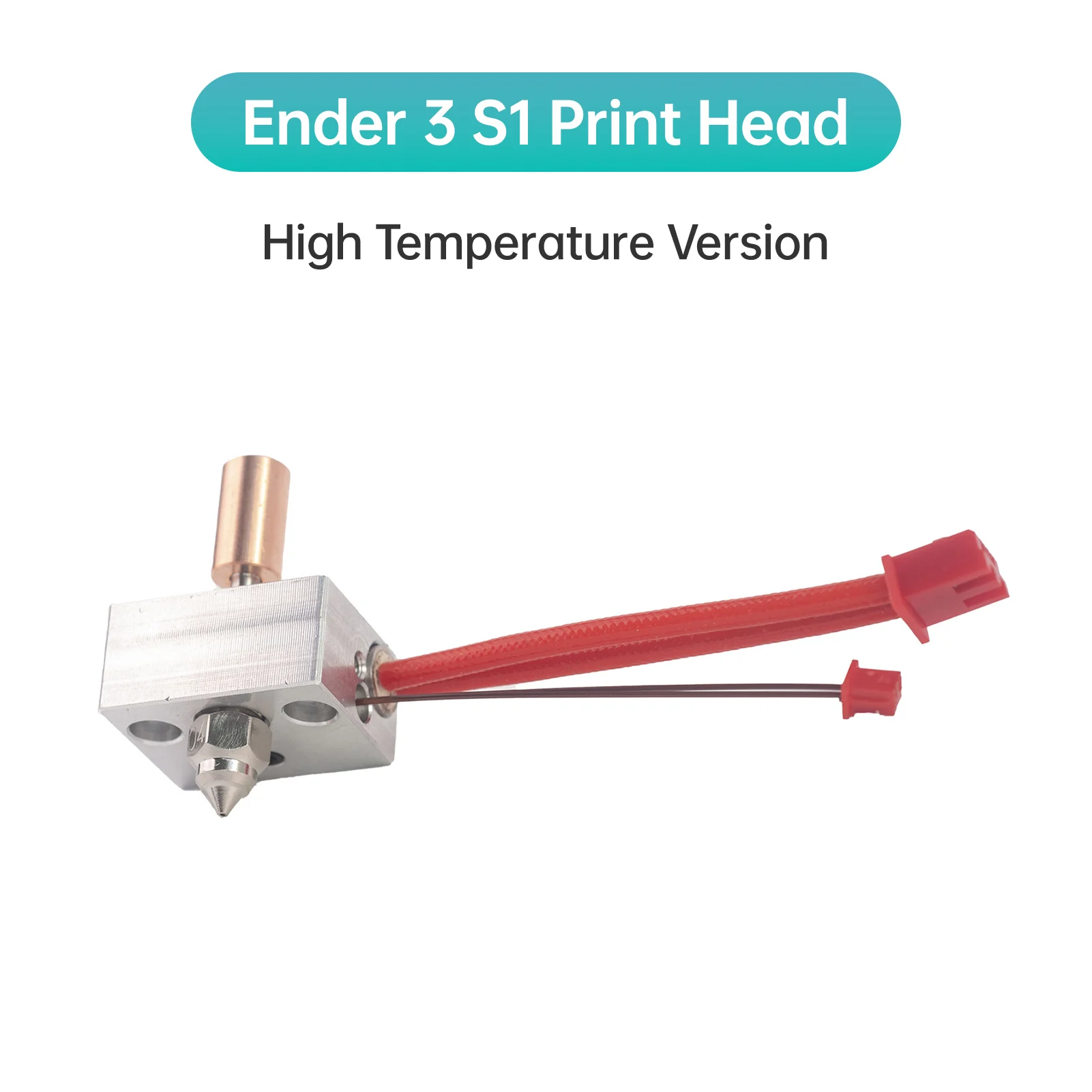 

Upgraded Hotend Extruder Heater Block Kit High Temperature 500℃ Compatible with Ender 3 S1 3D Printer Aluminum Heat Block