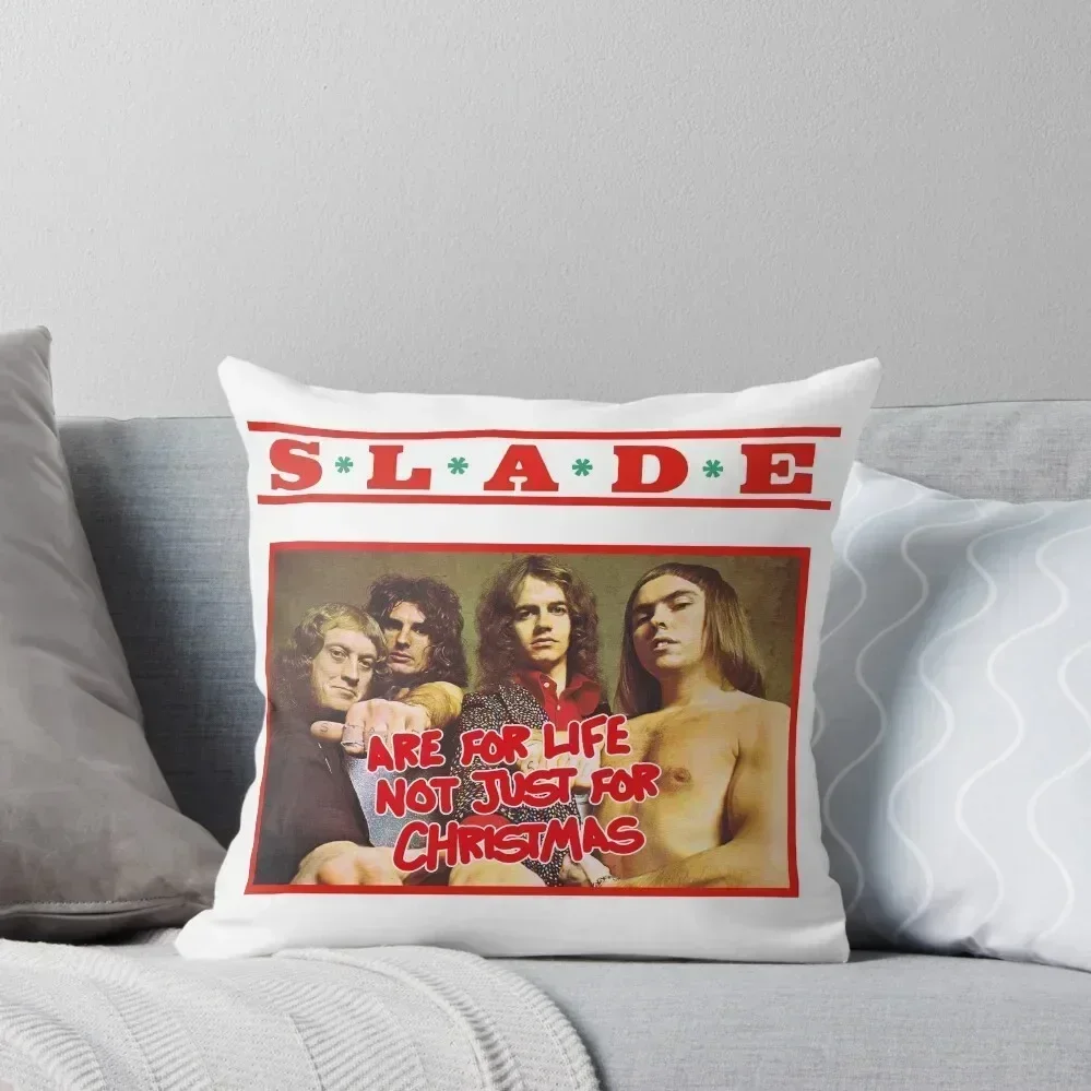 SLADE - not just for christmas Throw Pillow christmas pillow case Decorative Cushions pillow