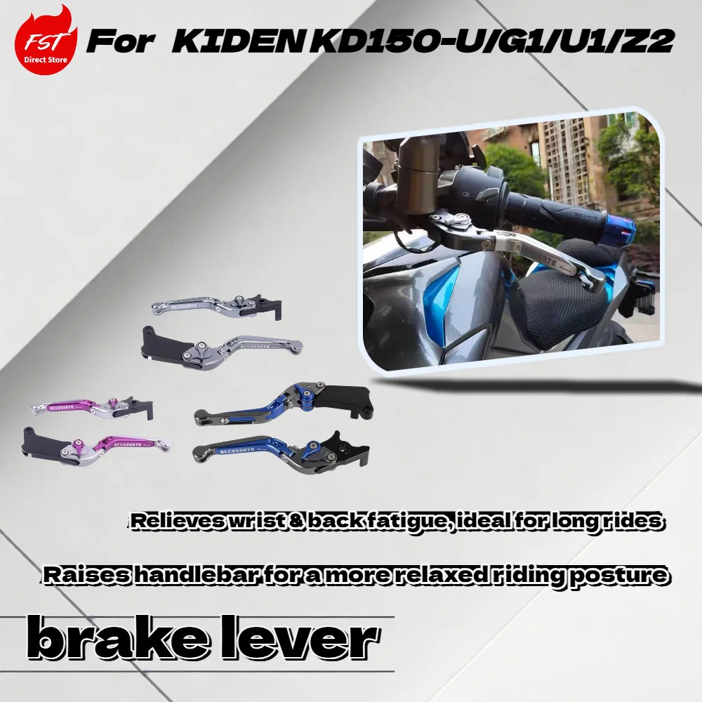 Para Kiden KD150 UG1 U1 Z2, Palancas de Freno y Embrague Plegables Modificadas, Accesorios Ajustables para Manillar
