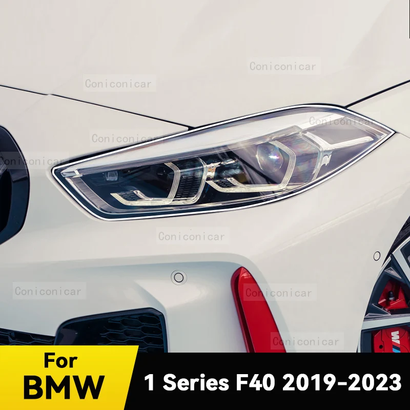 

For BMW 1 Series F40 2019-2023 Car Headlight Protective Cover Film Front Light Transparent TPU Anti-scratch Headlamp Accessories