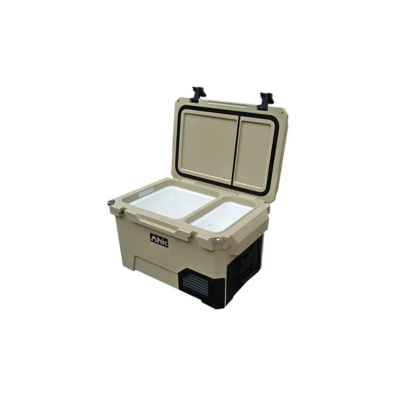 Best-selling battery model 2024 new arrival hot selling car refrigerator camping compressor type chiller Cooling mode ice maker
