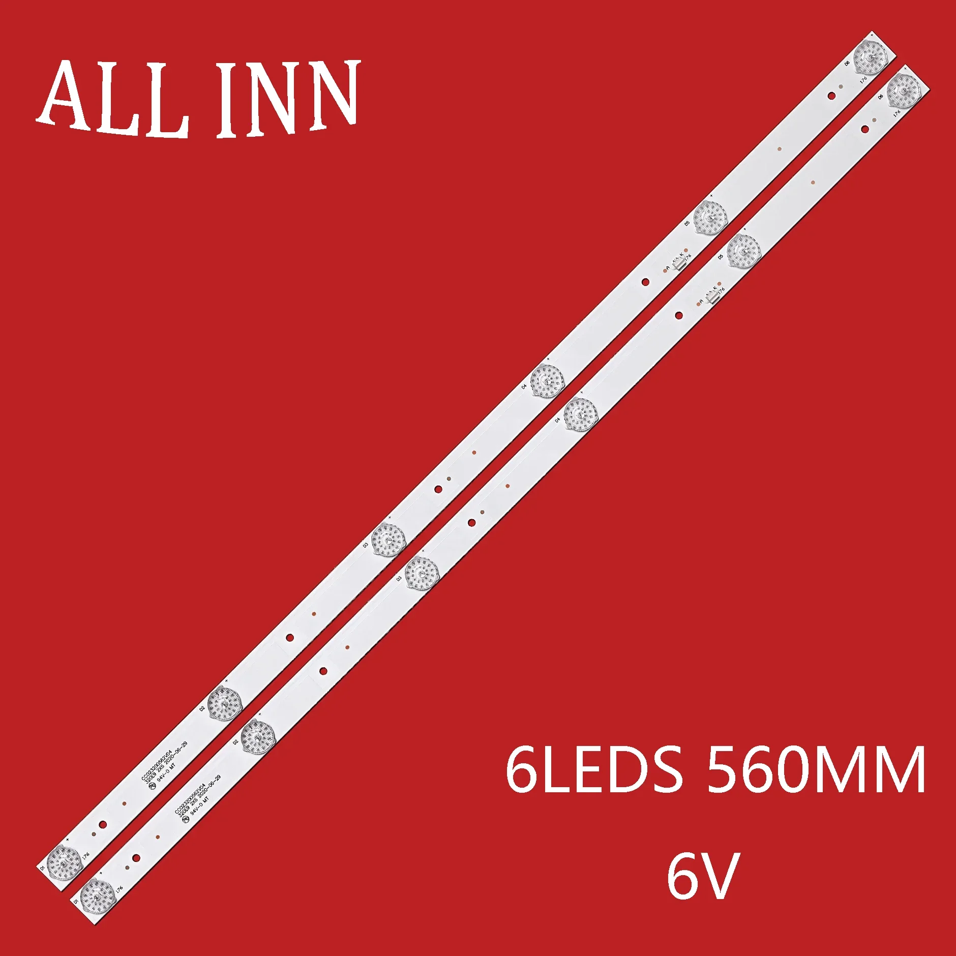 

Светодиодная лента подсветки для CC02320D562V08 для HA RTENS HTY-32HDR06B-S02 YUNO ULX-32TCSW2234