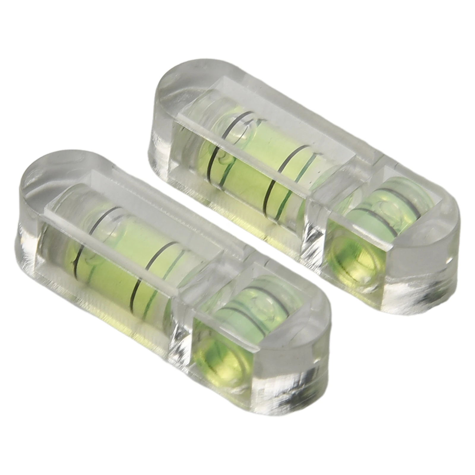 2Pcs Acrylic Glass Level for Accurate Pan-Tilt Adjustment on Cameras Photo Frames Murals and Office Equipment Mounting