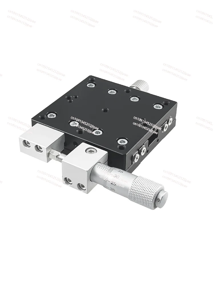 X-axis displacement platform manual precision fine-tuning table LX40/60/80/125 one-dimensional moving optical slide