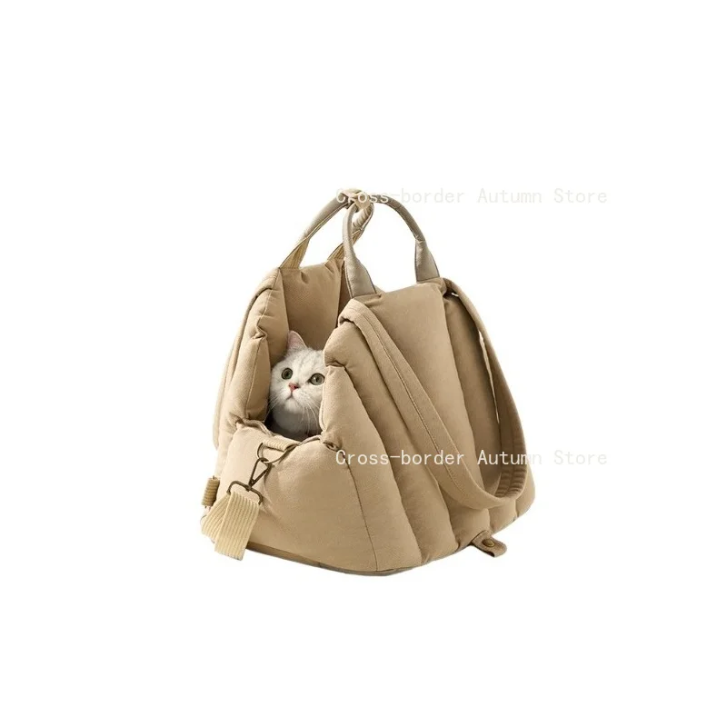 

Pet Carrier Bag Portable Crossbody Backpack Outdoor Travel Bag for Small Medium Cats Dogs