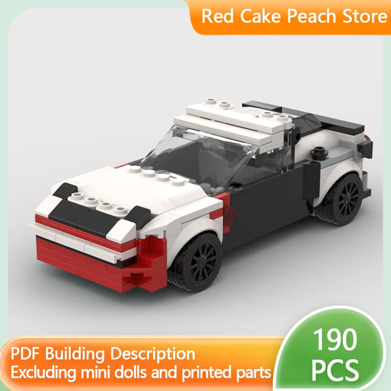 Modello di auto da corsa di velocità MOC Mattoni da costruzione Supercar21 Hypercar Tecnologia modulare Regali di festa per bambini Assemblare giocattoli vestito