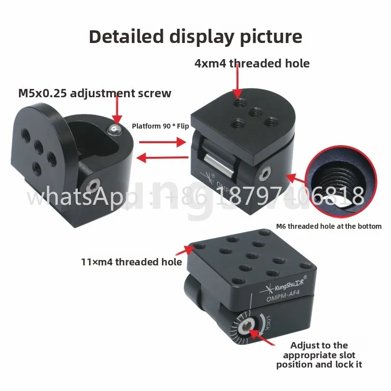 Right Angle\ Adjustable Flip Mount\ Laboratory\ Adjusting Rack\ Flip Platform