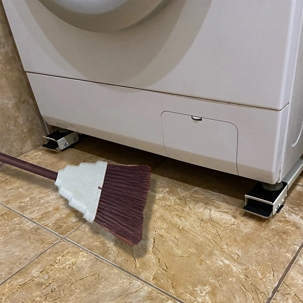 Mobile Roller Bracket Multifunctional Dryer Holder 24 Wheel Refrigerator Base Mount Adjustable Washing Machine Stand Universal