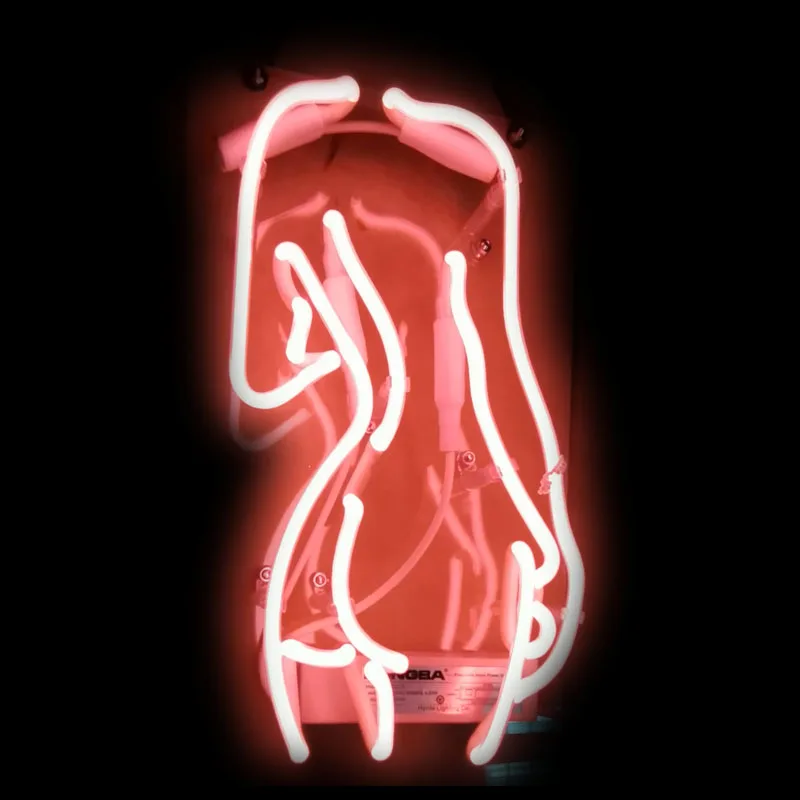 Sexy Lady Back Neon Sign Handmade neon light Sign Beer Decorate Home Bedroom Display Iconic Art Neon Lamps adorn lamp Artwork