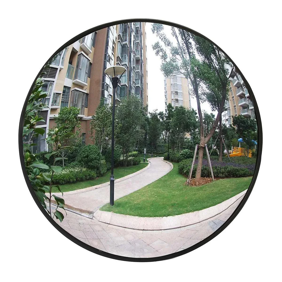 30/45/60cm 180 Degrees Traffic Safety Mirror Angle Convex Wide-angle Security Wall Dome Replacement Parts Outdoor Indoor