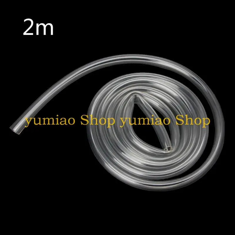 

587B 3/8" x (9.5X12.7mm) Transparent Water Cooling Soft PVC Tube Tubing Hose
