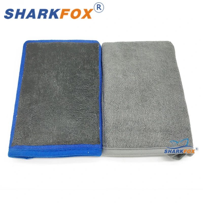 

Sharkfox Soft Microfiber Car Wax Applicator Wax Foam Applicator Pad For Apply and Remove Wax Car Cleaning Pad Towel Cloth Eraser